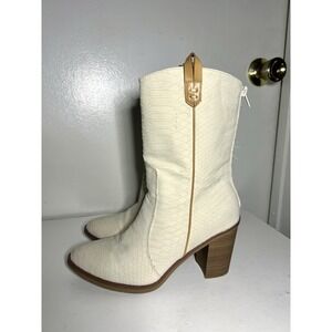 Mia Woman's Ankle Boots Western Country Nashville Cognac‎ Sz 8